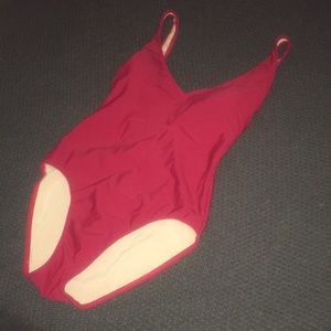Vintage red swimsuit